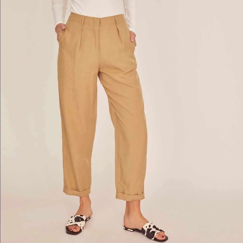 Astr The Label Calla Khaki Pants